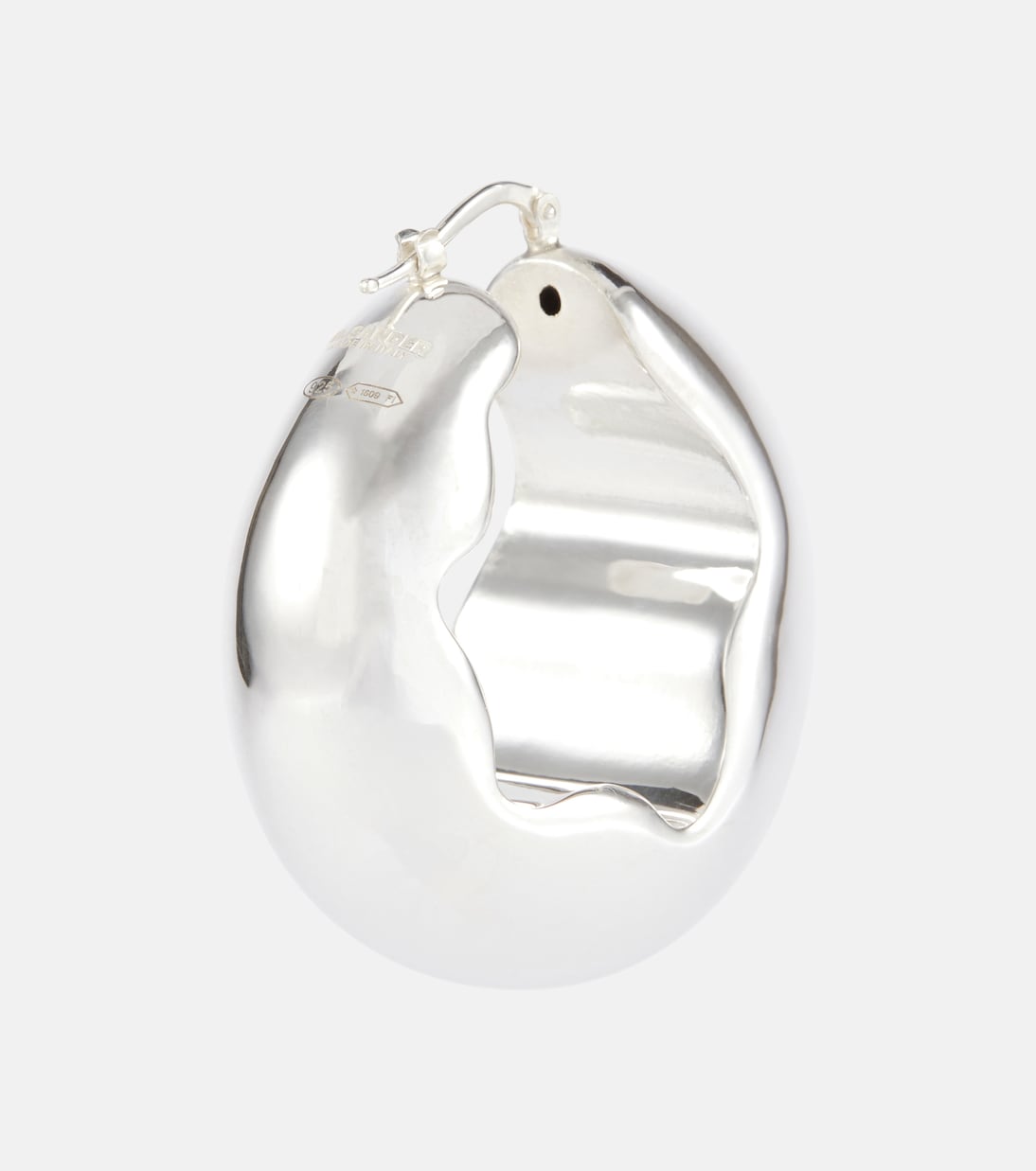 Silver earrings | Jil Sander