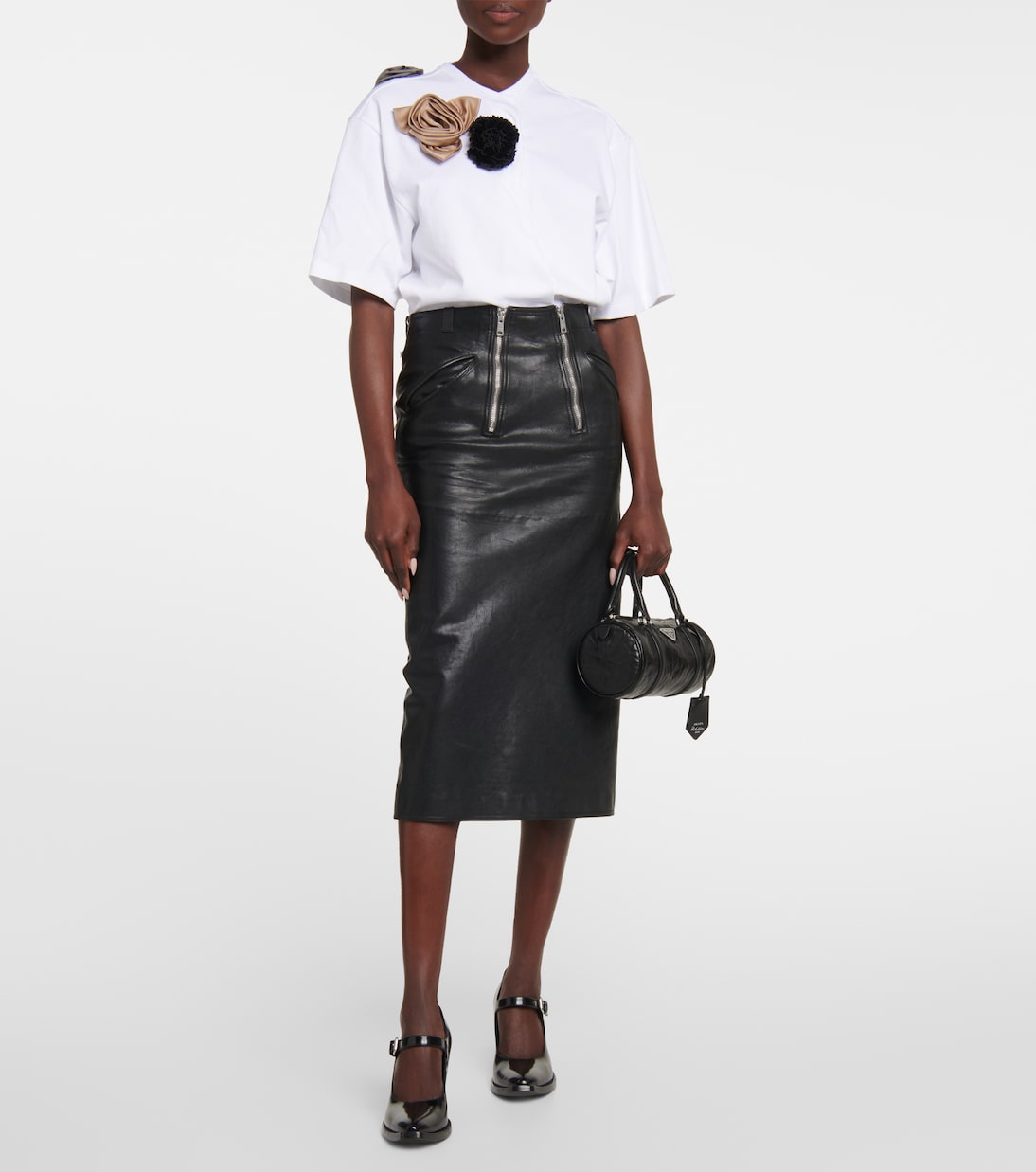 Cabas Antique en cuir | Prada