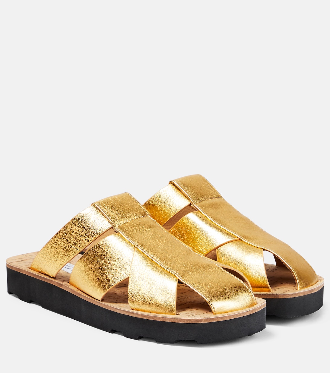 Mules in pelle metallizzata | Gabriela Hearst