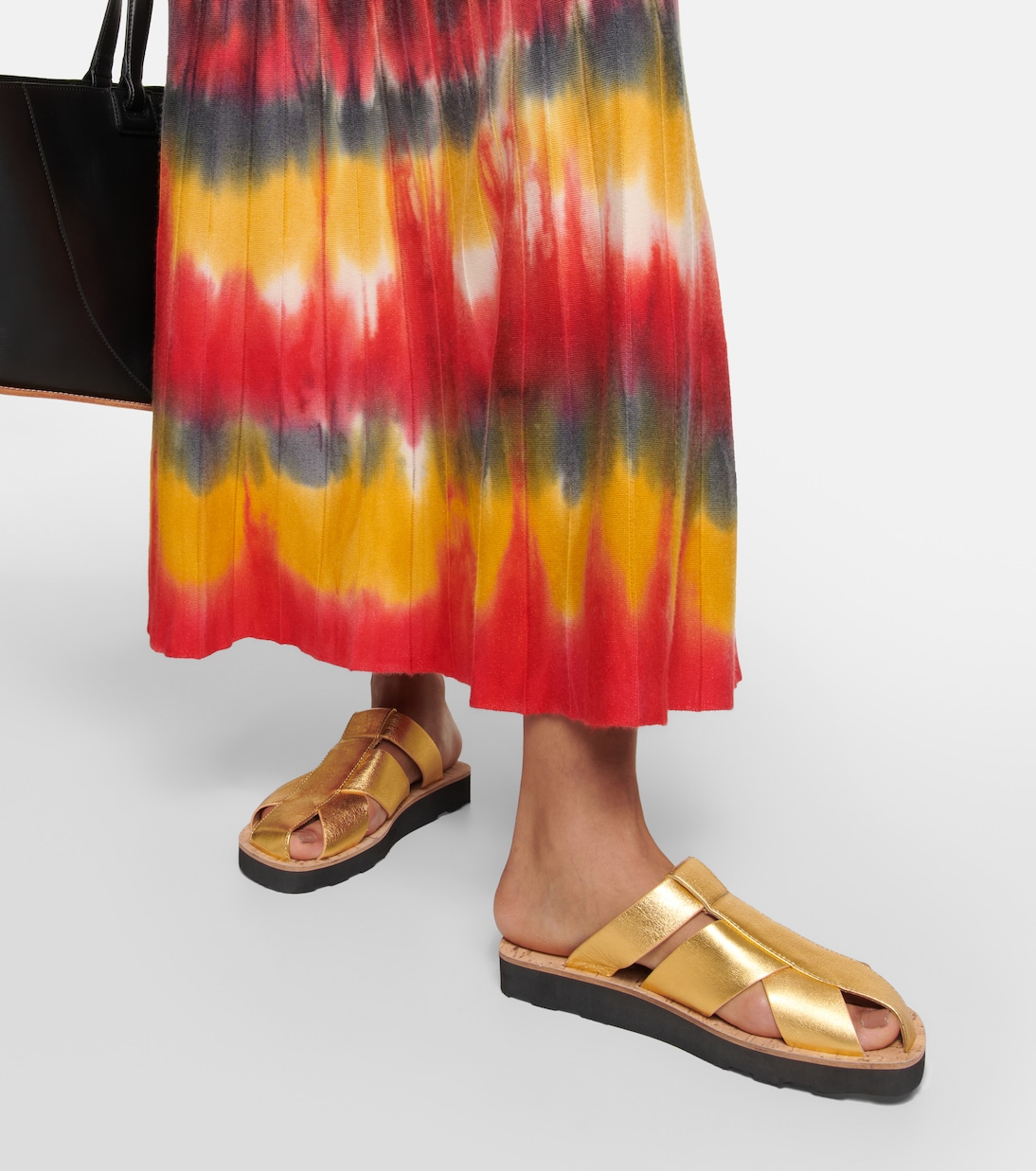Mules in pelle metallizzata | Gabriela Hearst