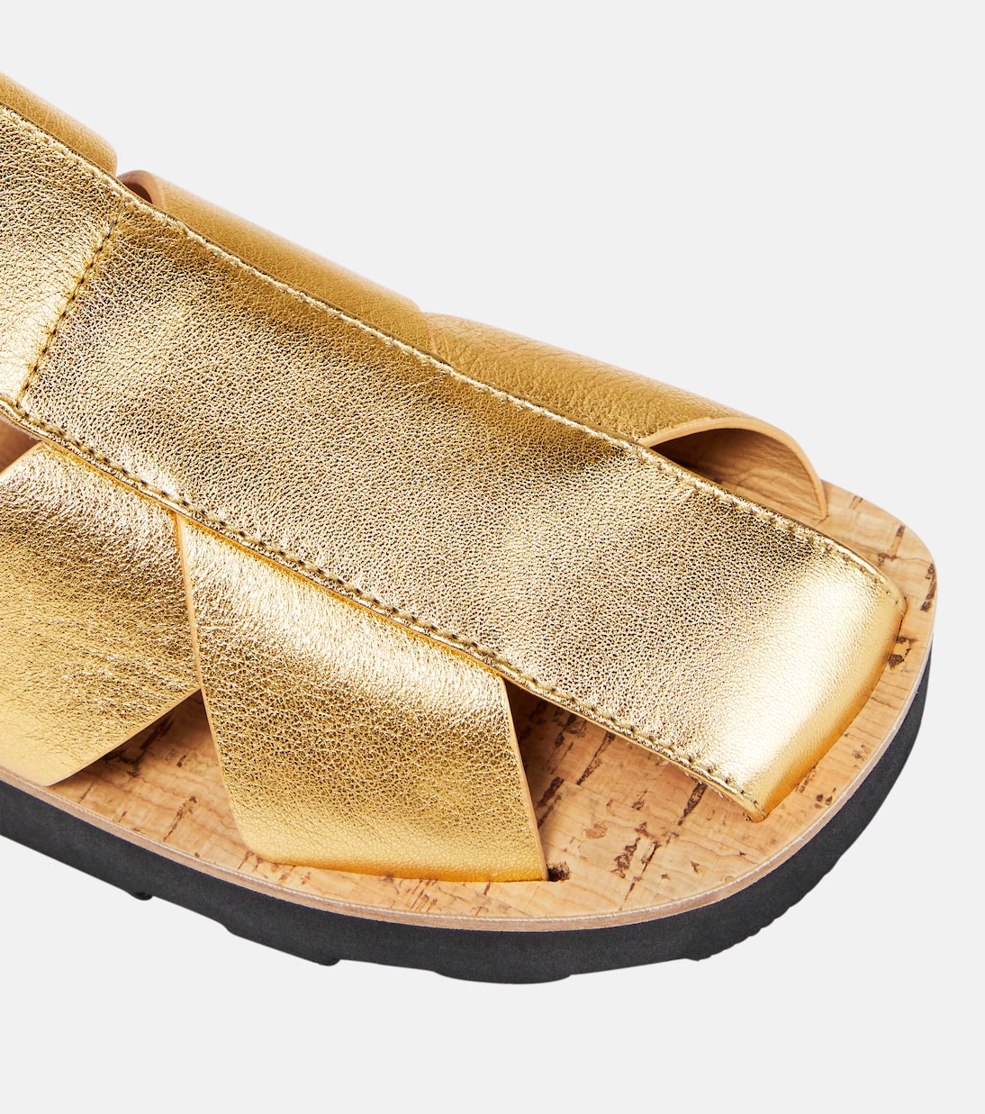 Mules in pelle metallizzata | Gabriela Hearst