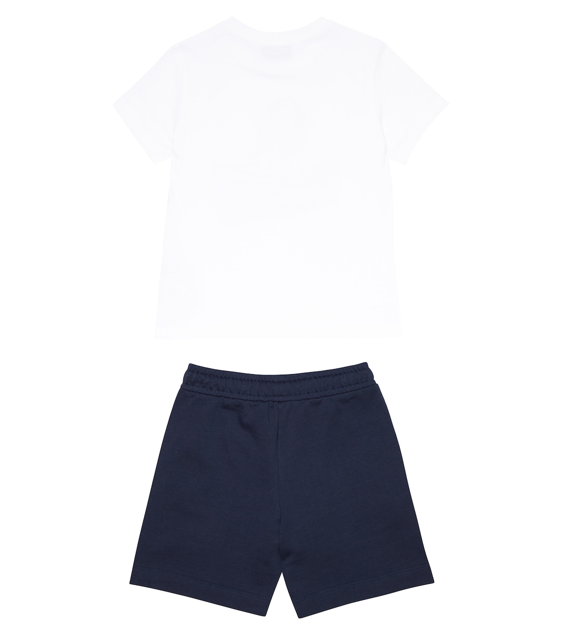 T-shirt e shorts in cotone con stampa | Moschino Kids