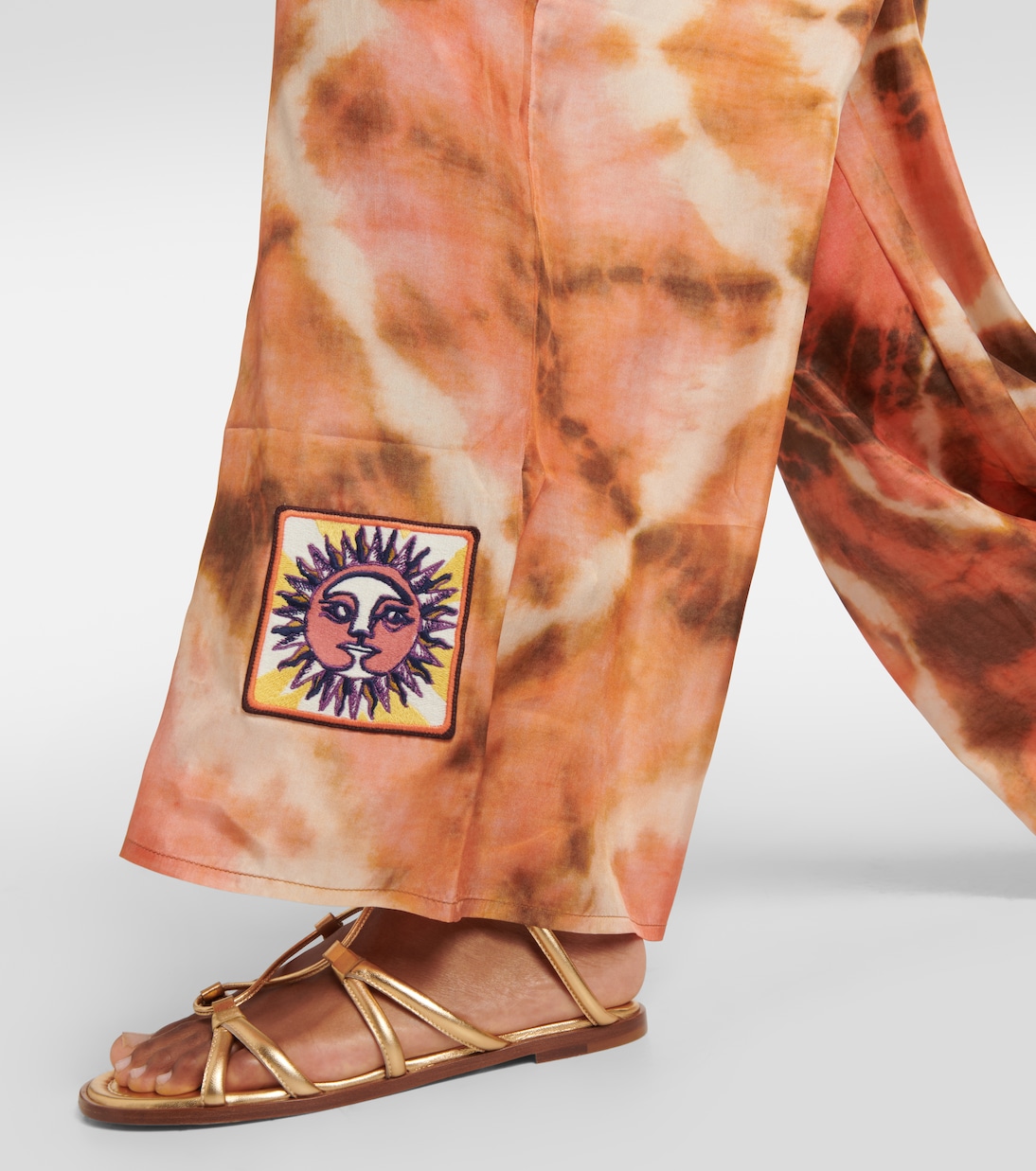 Pantaloni Vacay in seta a vita alta | Zimmermann