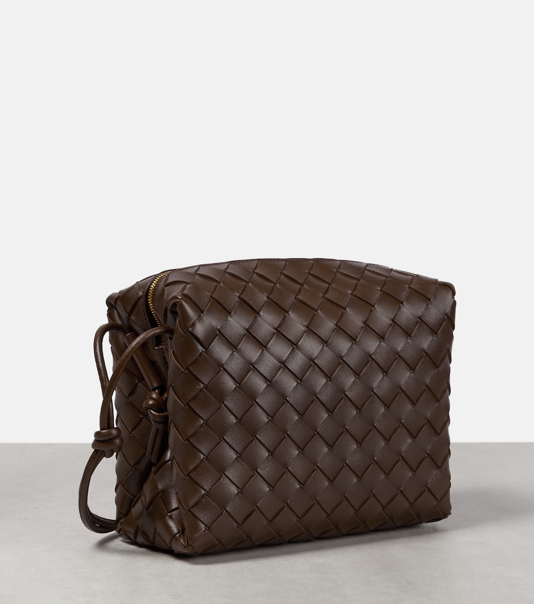 Loop Intrecciato leather camera bag | Bottega Veneta