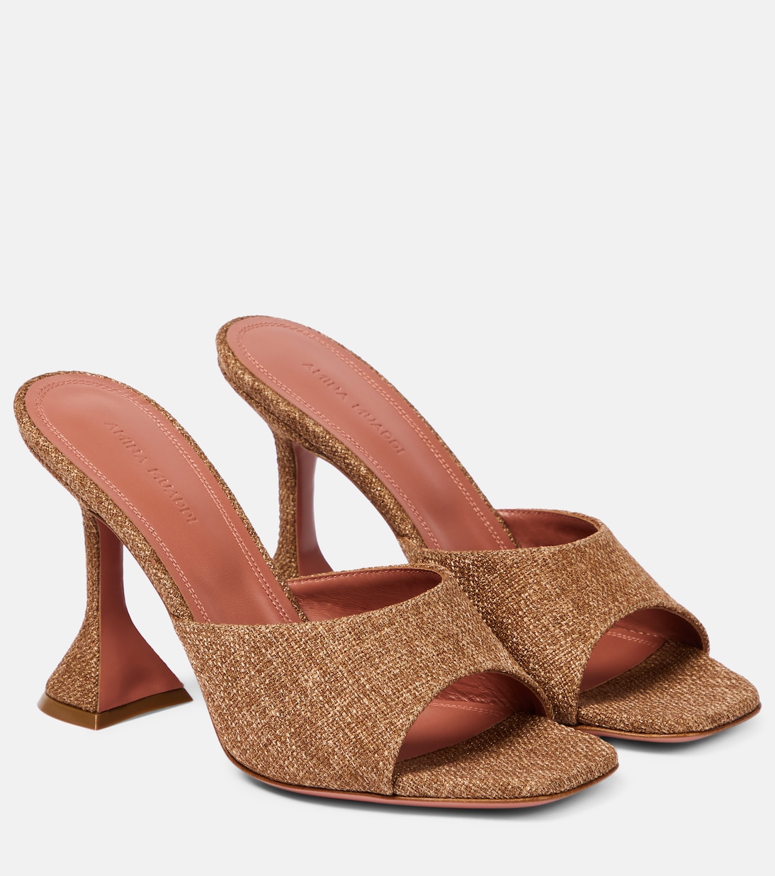 Lupita canvas mules | Amina Muaddi