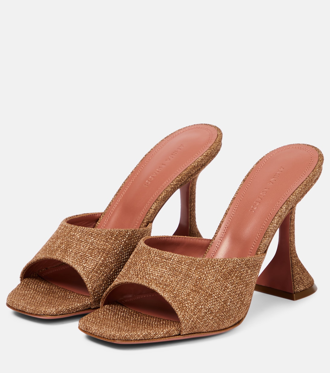 Lupita canvas mules | Amina Muaddi