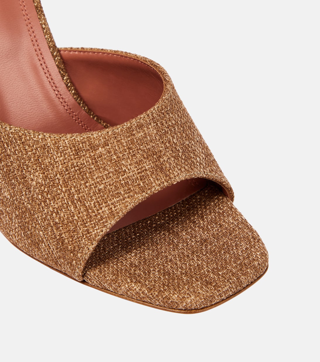 Lupita canvas mules | Amina Muaddi