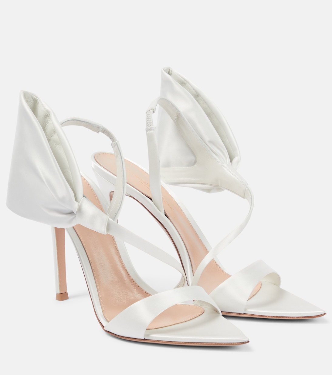 Bridal Dositea satin sandals | Gianvito Rossi
