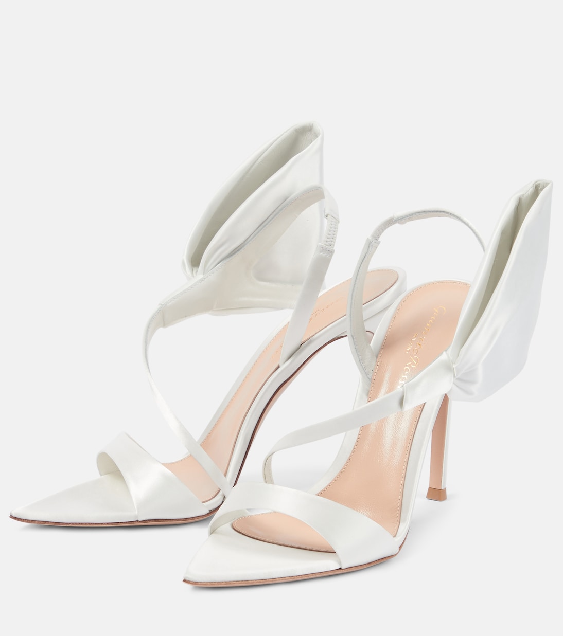 Bridal Dositea satin sandals | Gianvito Rossi