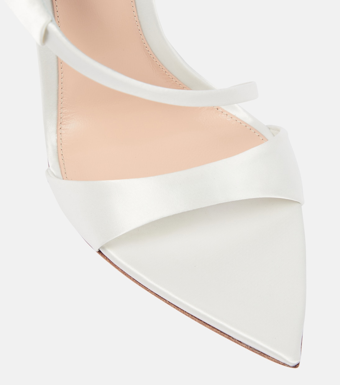 Bridal Dositea satin sandals | Gianvito Rossi