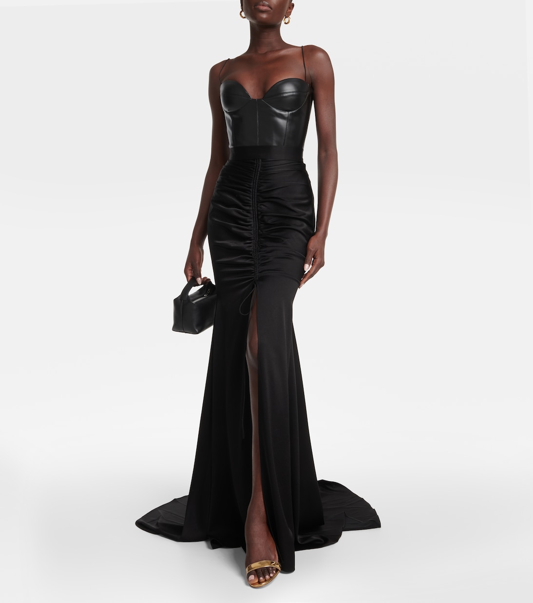 Sutton satin maxi skirt | Alex Perry