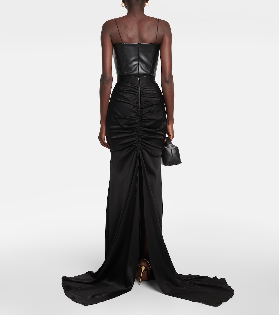 Sutton satin maxi skirt | Alex Perry