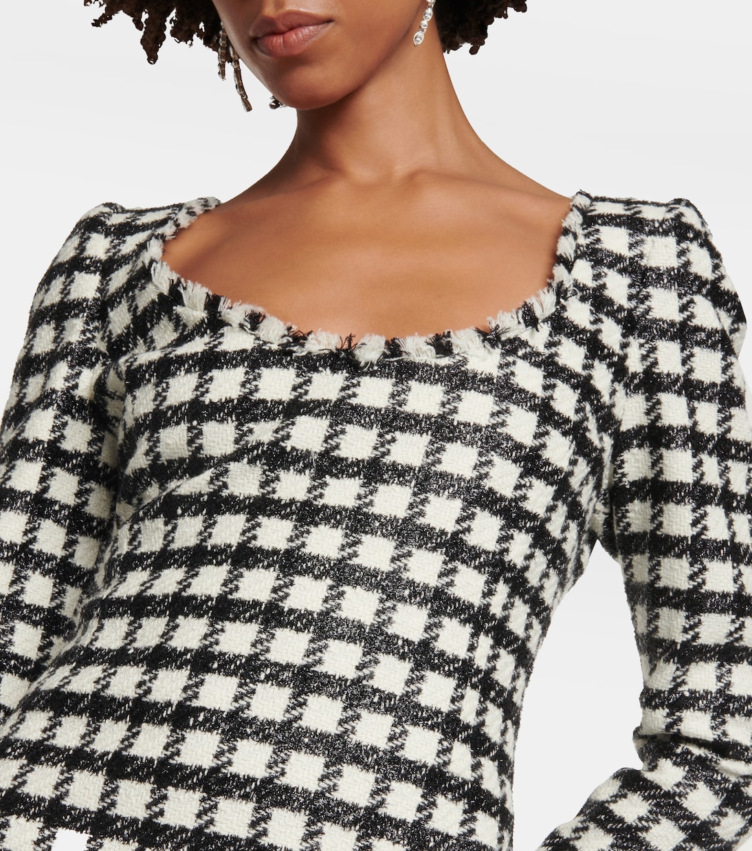Midikleid aus Tweed | Oscar de la Renta