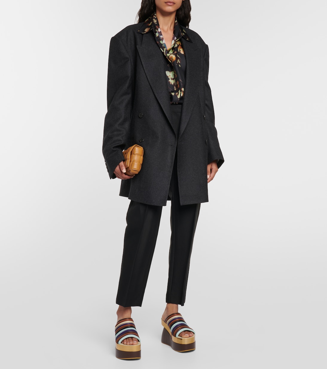 Double-breasted wool blazer | Dries Van Noten