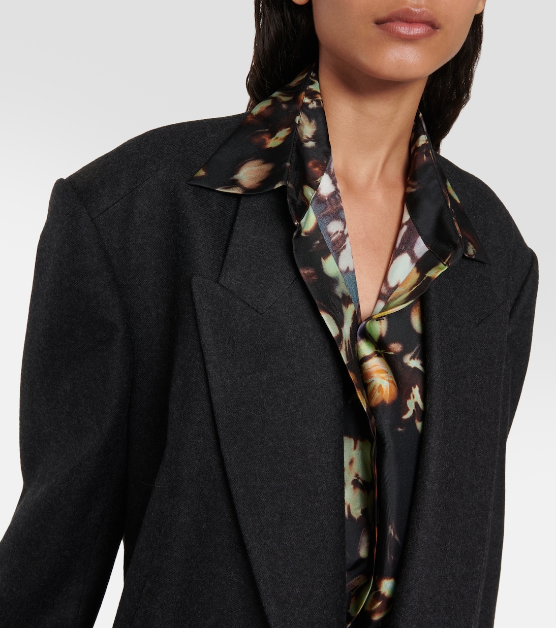 Double-breasted wool blazer | Dries Van Noten