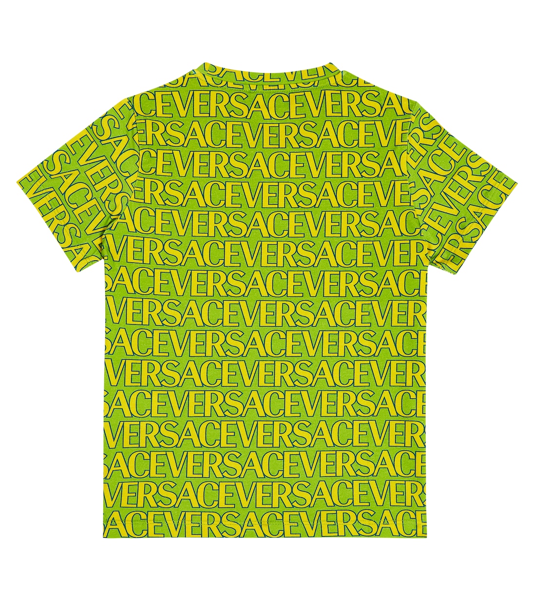 Versace Allover 코튼 블렌드 티셔츠 | Versace Kids