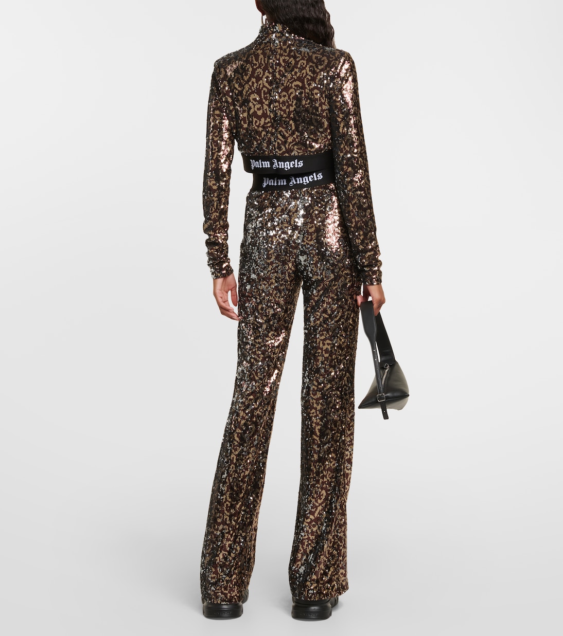 Sequined flared pants | Palm Angels