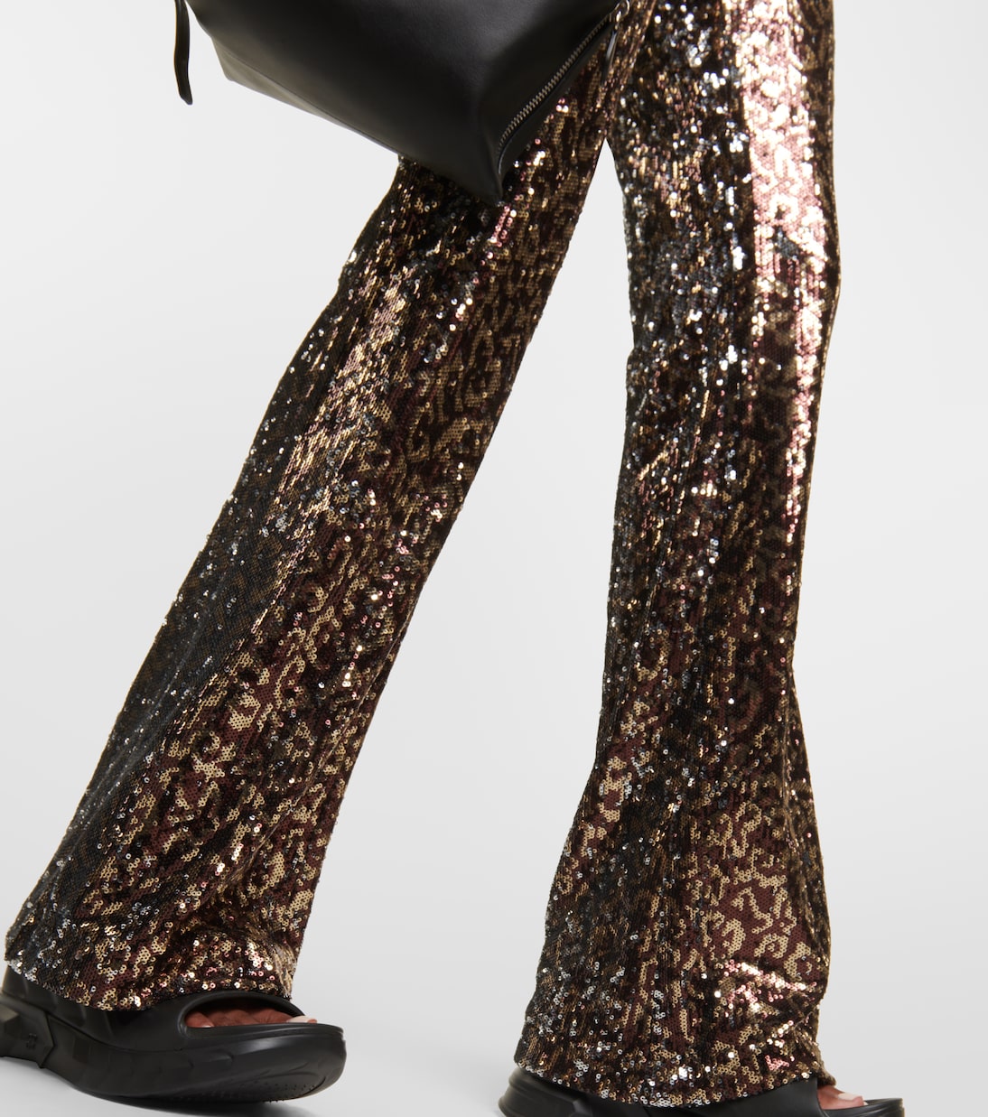 Sequined flared pants | Palm Angels