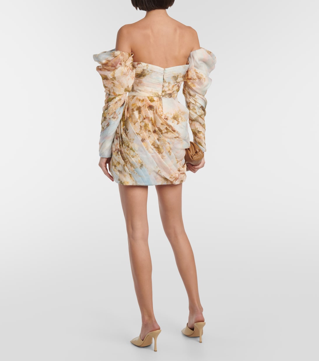 Luminosity draped floral minidress | Zimmermann