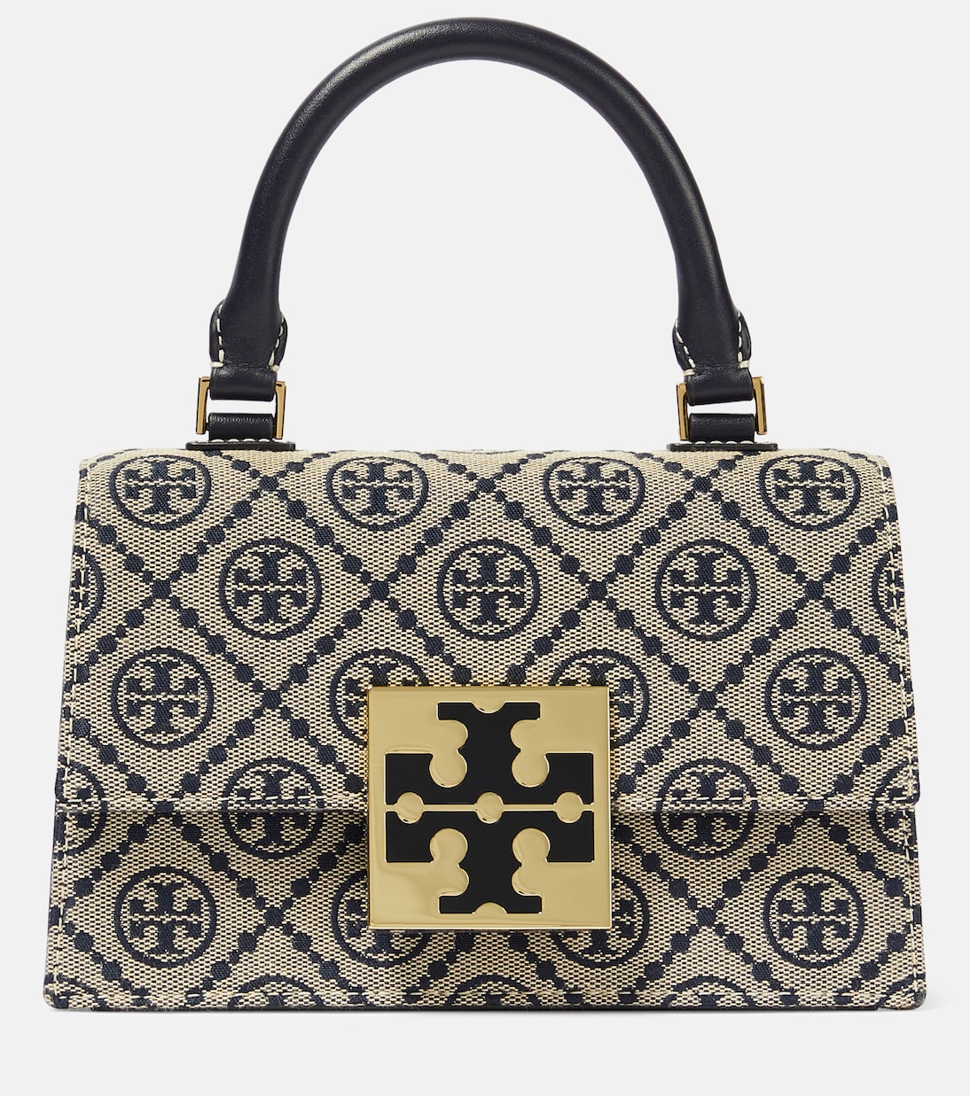T Monogram Mini jacquard tote bag  | Tory Burch