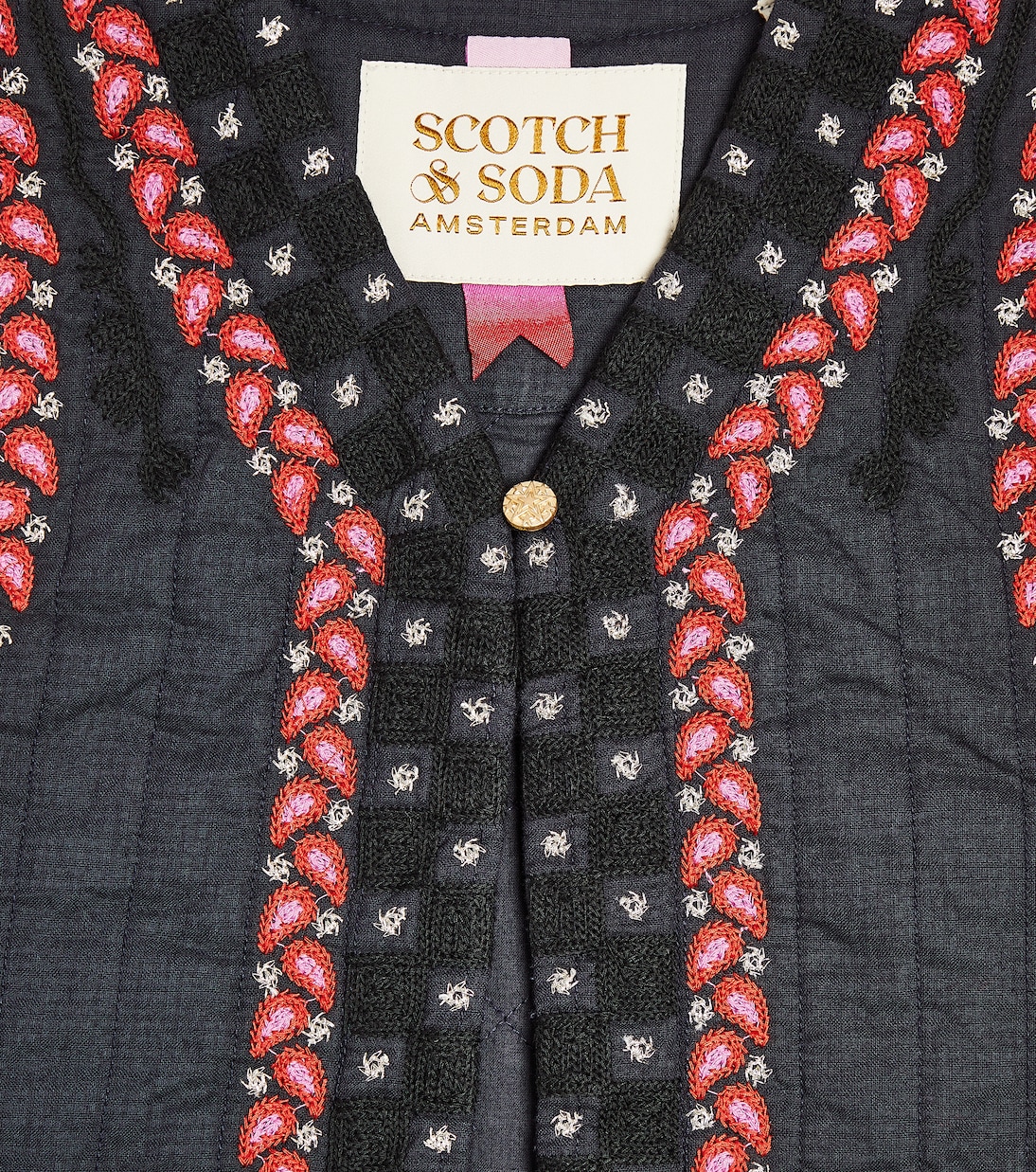 Bestickte Weste aus Baumwolle | Scotch & Soda Kids