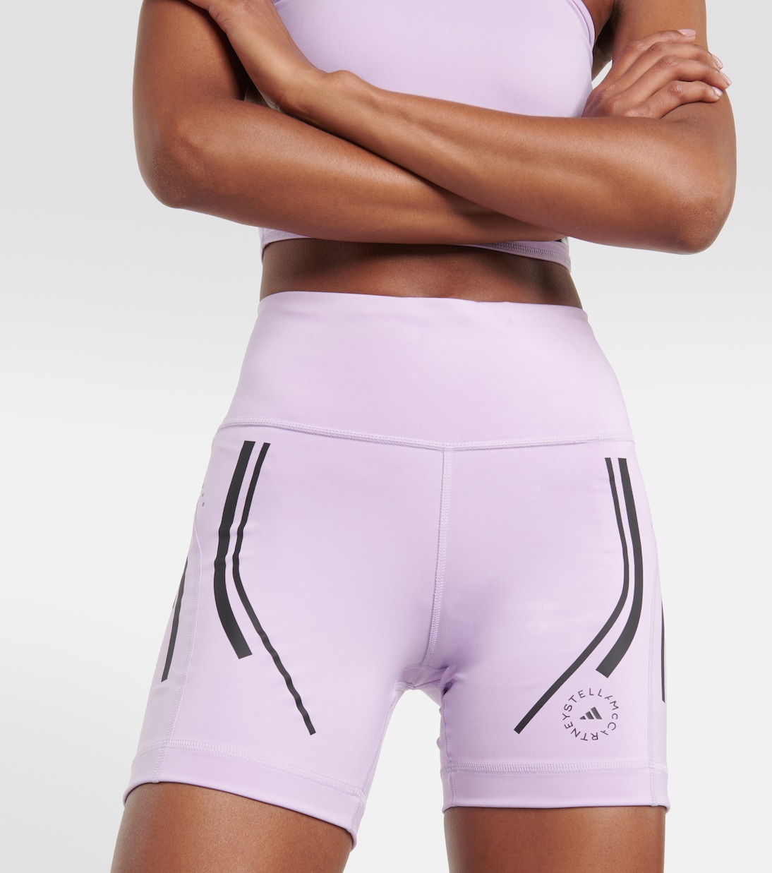 Shorts ciclistas TruePace de tiro alto | Adidas by Stella McCartney