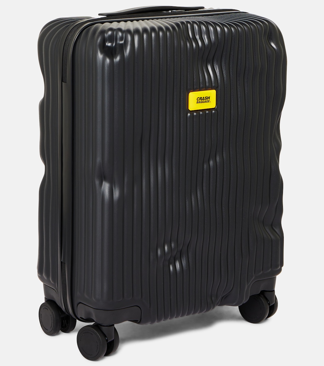 Stripe Small carry on suitcase in black Crash Baggage Mytheresa