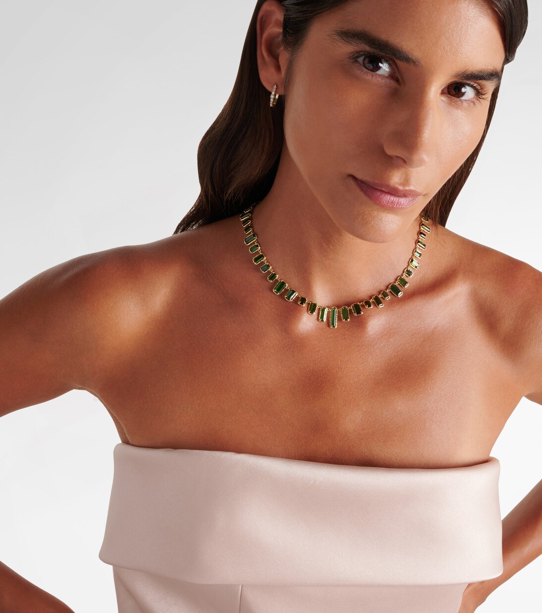 Collana Bermuda Botany Eternity in oro 18kt con tormaline | Octavia Elizabeth