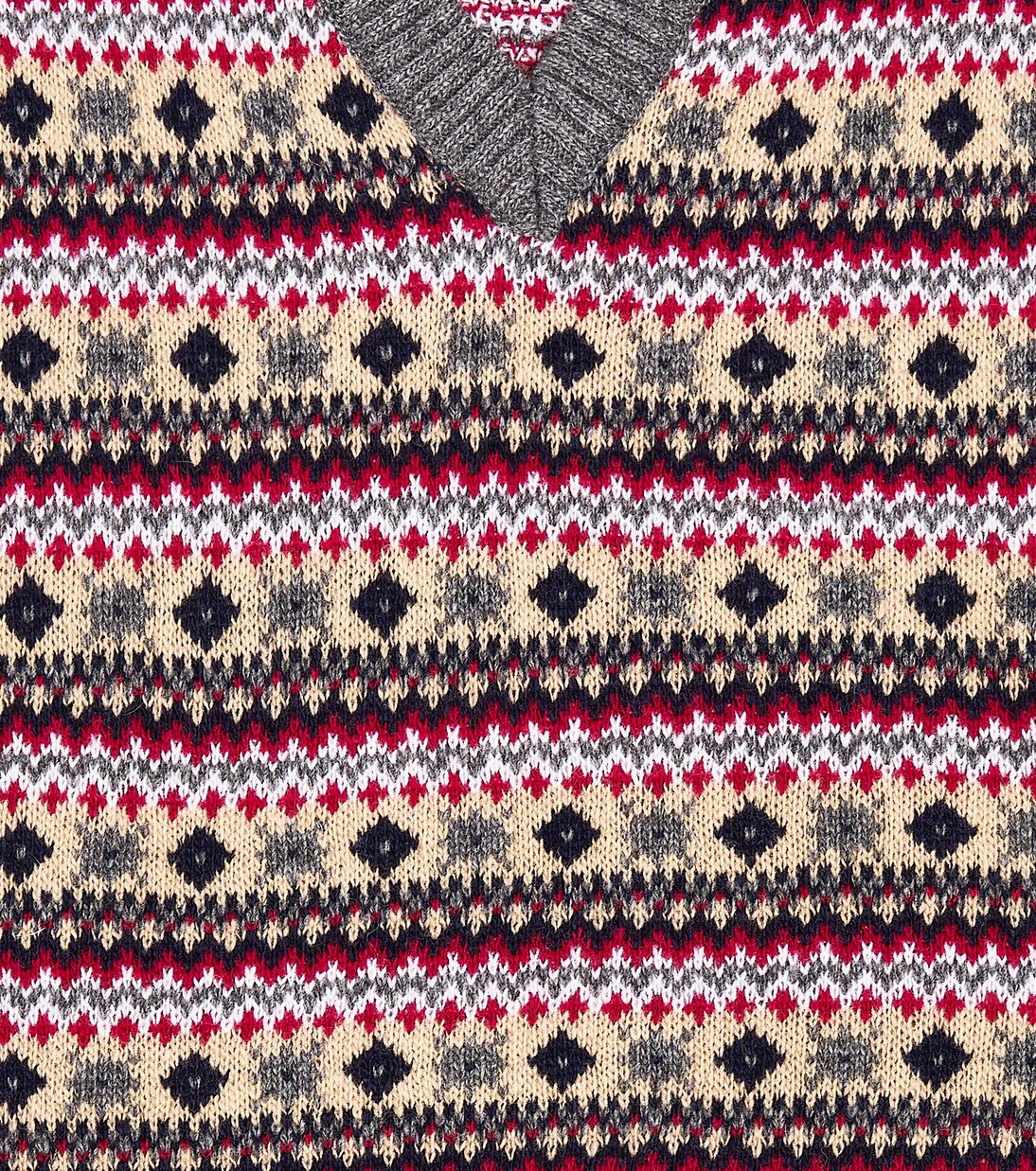 Chaleco Cacia Fair Isle de mezcla de lana | La Coqueta