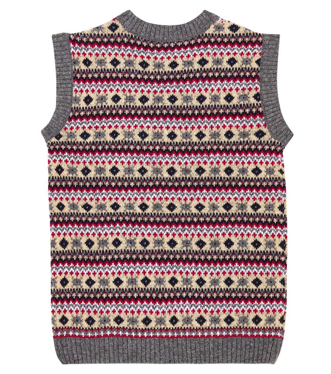 Chaleco Cacia Fair Isle de mezcla de lana | La Coqueta