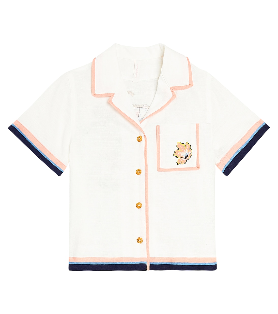 Camisa Alight de algodón | Zimmermann Kids