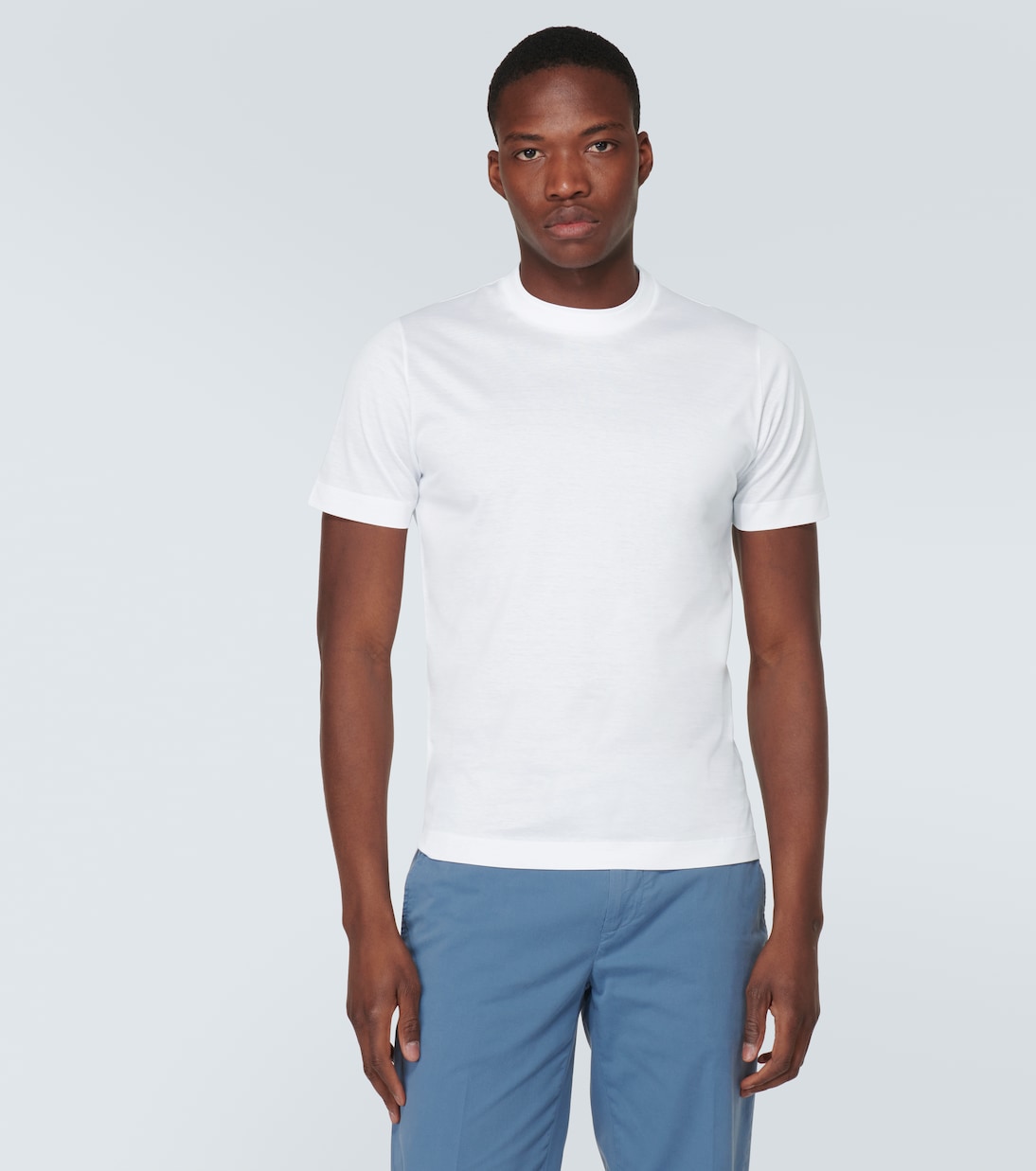 Camiseta en jersey de algodón | Canali