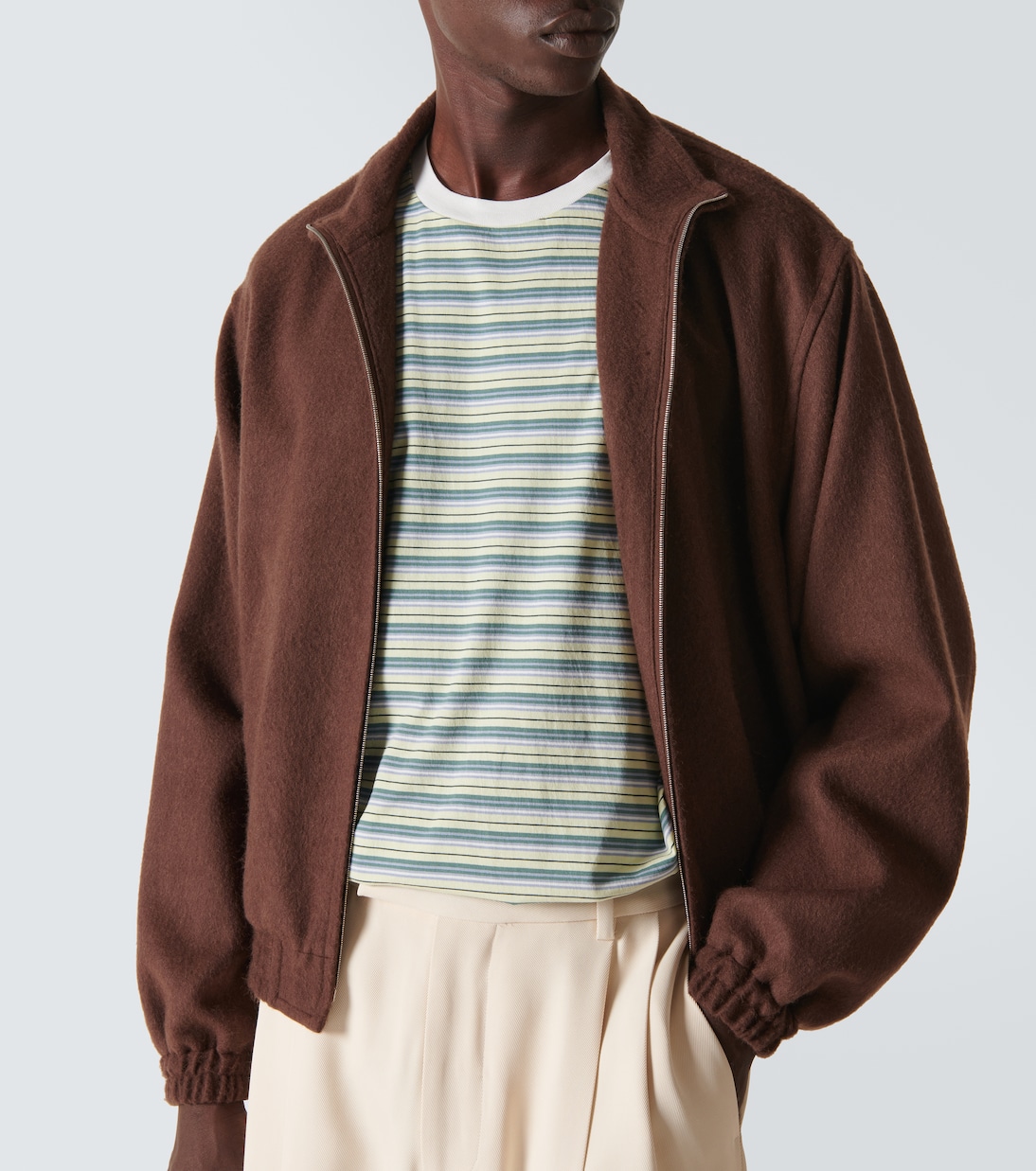 T-shirt in cotone a righe | Auralee