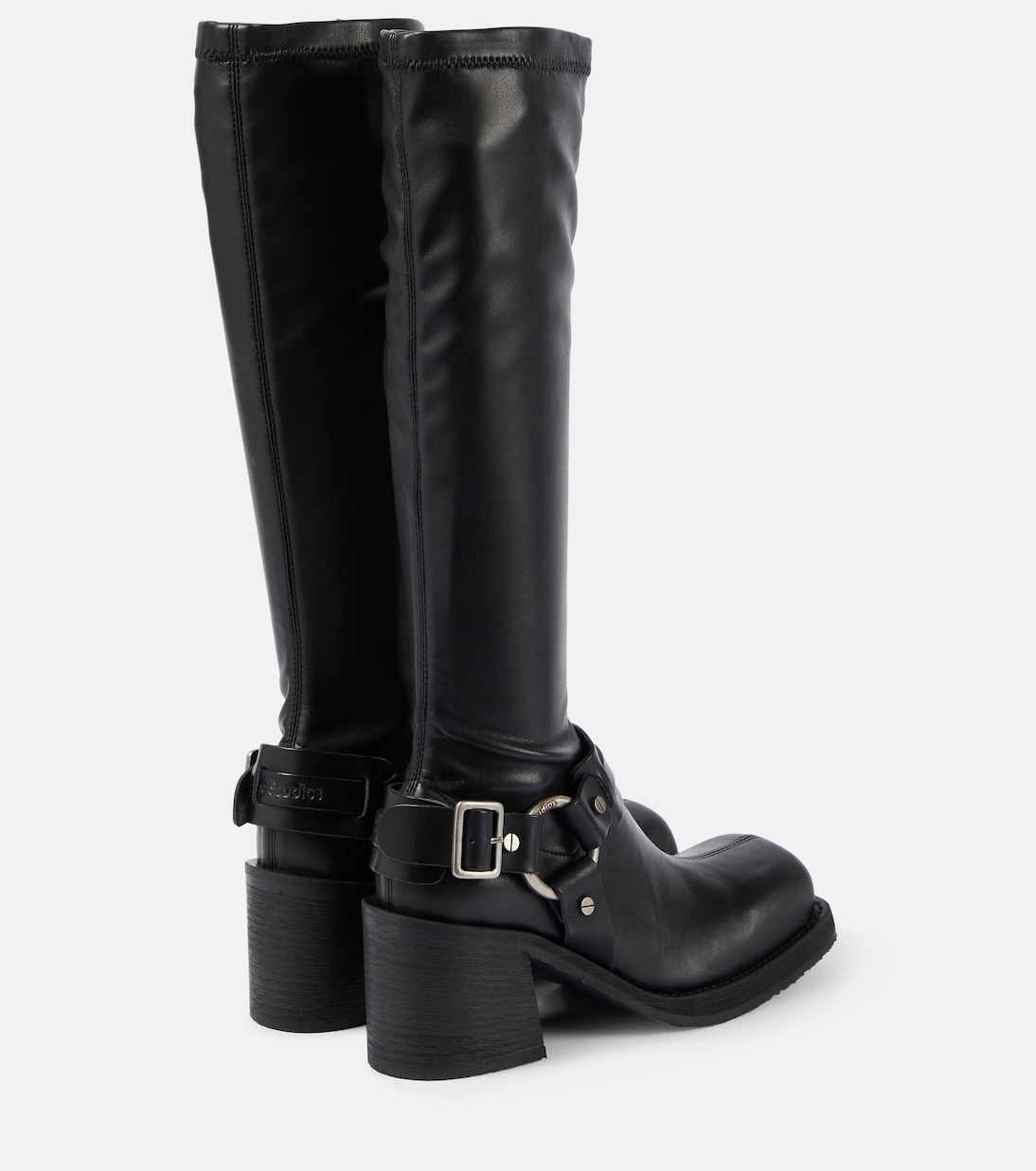 Botas altas de piel con plataforma | Acne Studios
