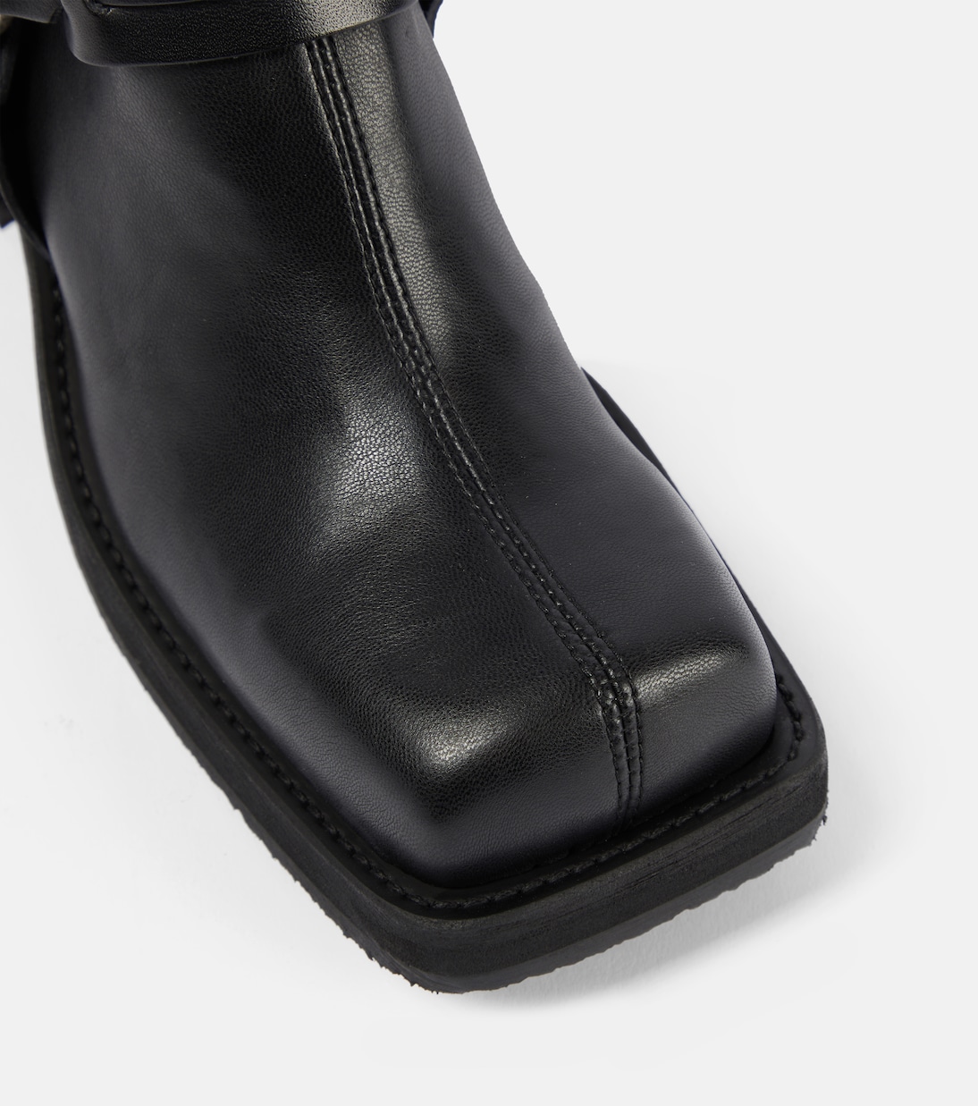 Botas altas de piel con plataforma | Acne Studios