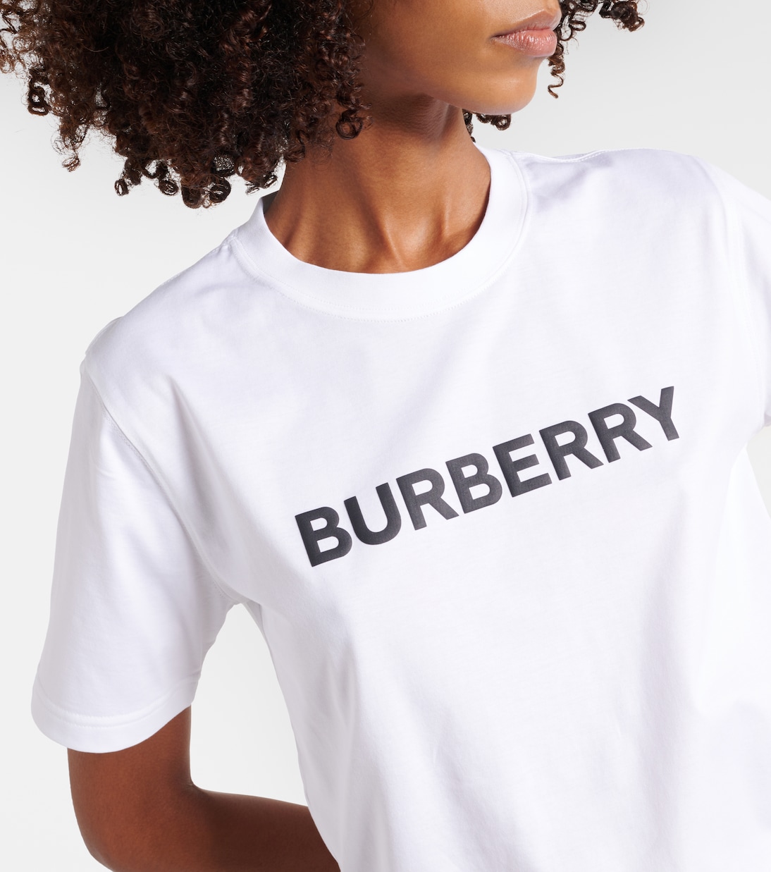 Camiseta en jersey de algodón con logo | Burberry