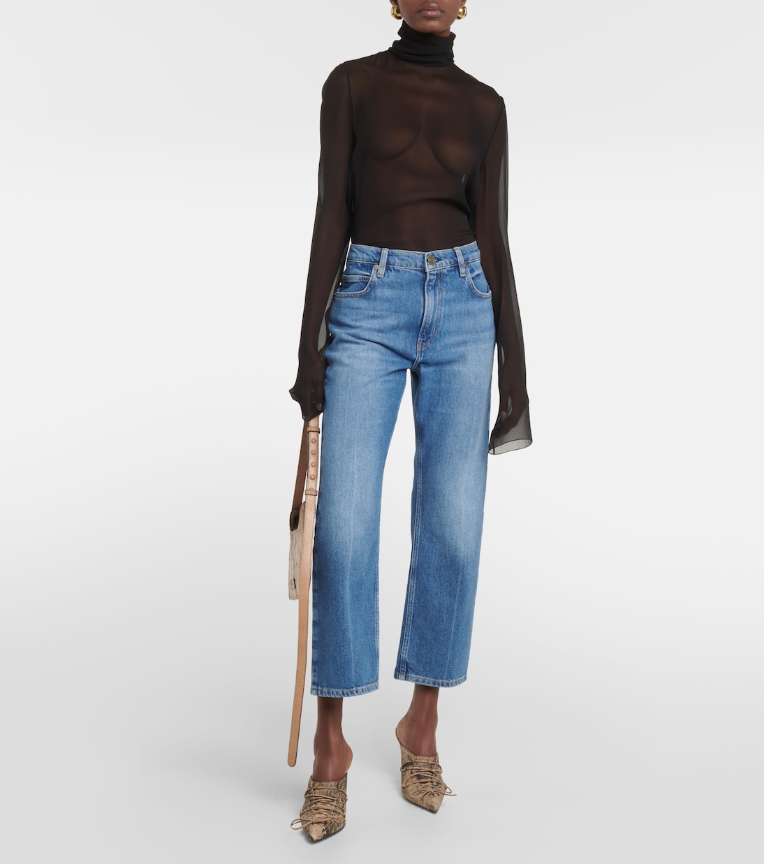 70's cropped bootcut jeans | Frame