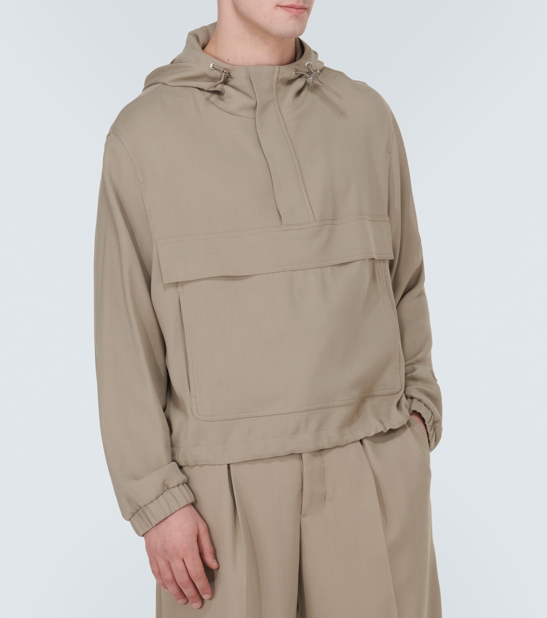 Veste à capuche en sergé | Ami Paris