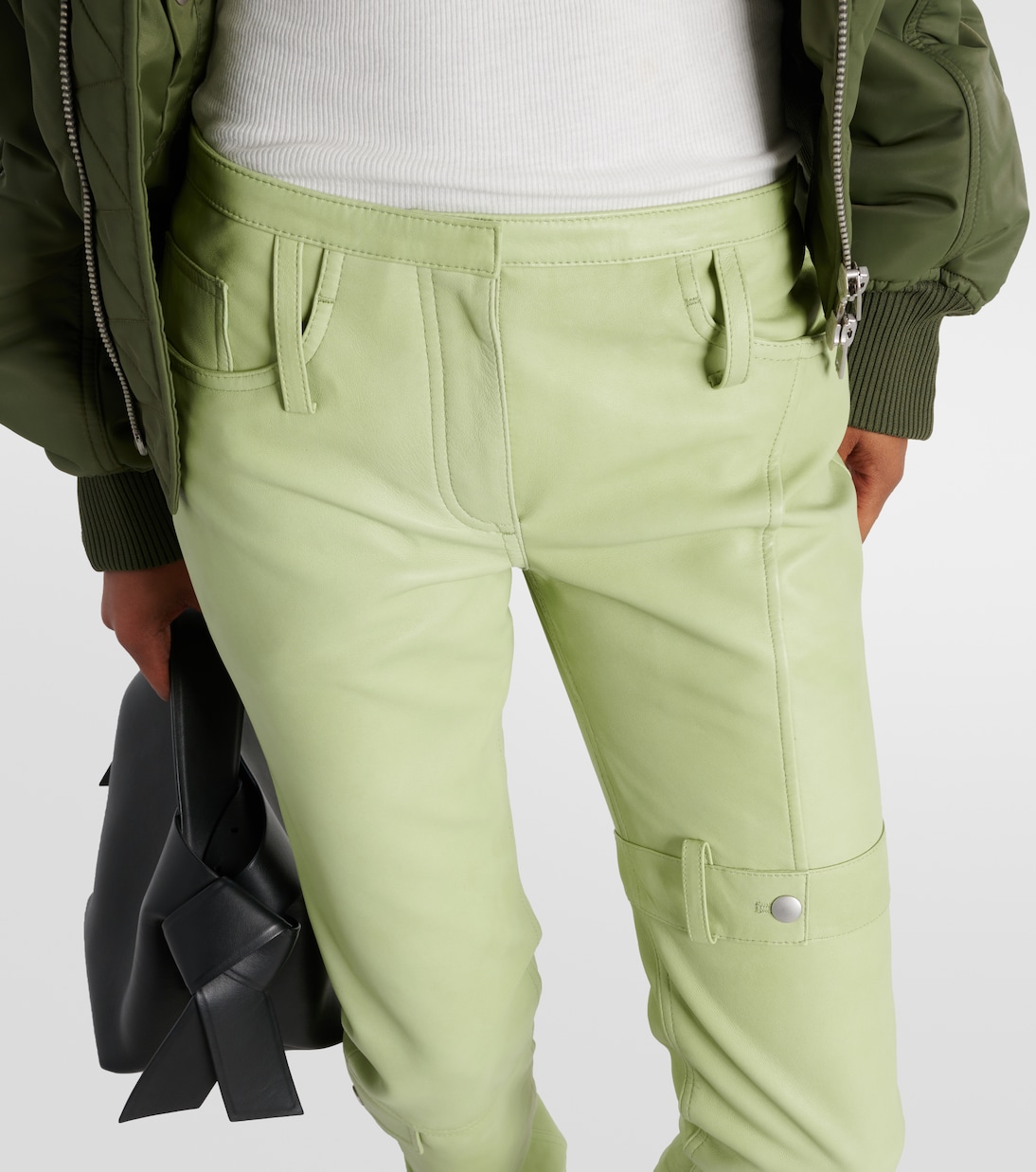 Cargohose Lipper aus Leder | Acne Studios