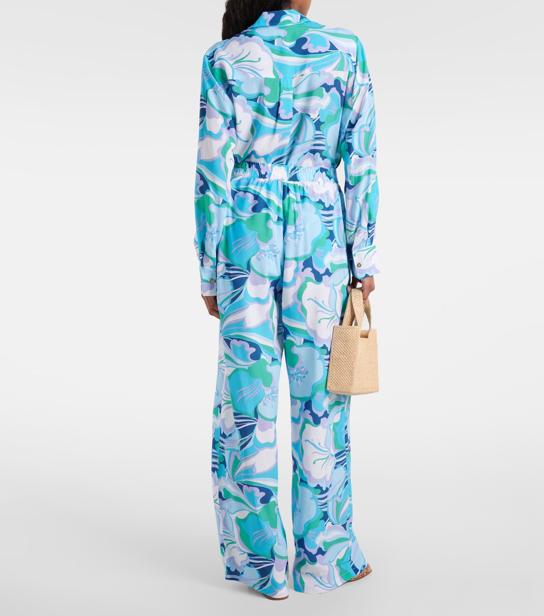 Pantaloni a gamba larga Olivia con stampa | Melissa Odabash