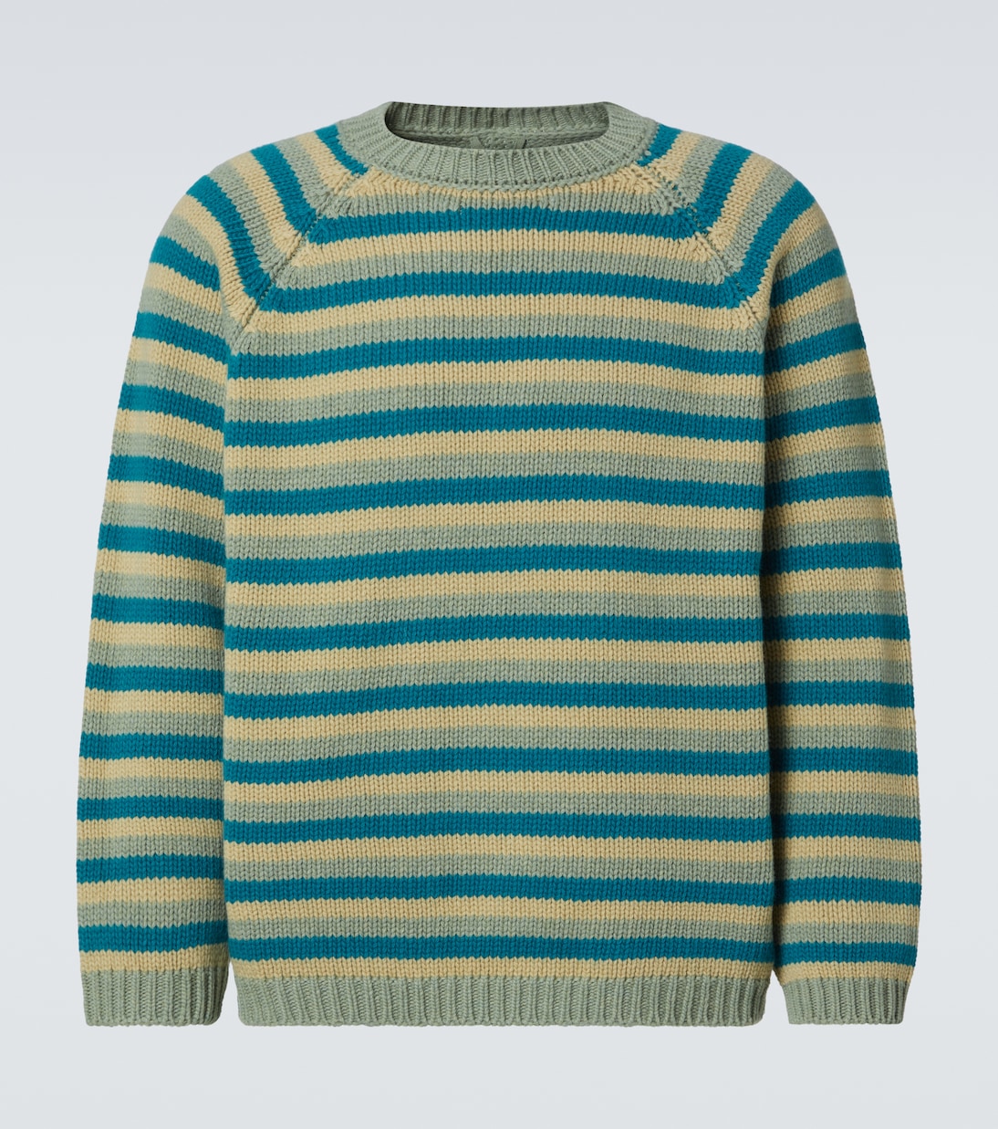 Mossy Glen striped wool sweater | Bode