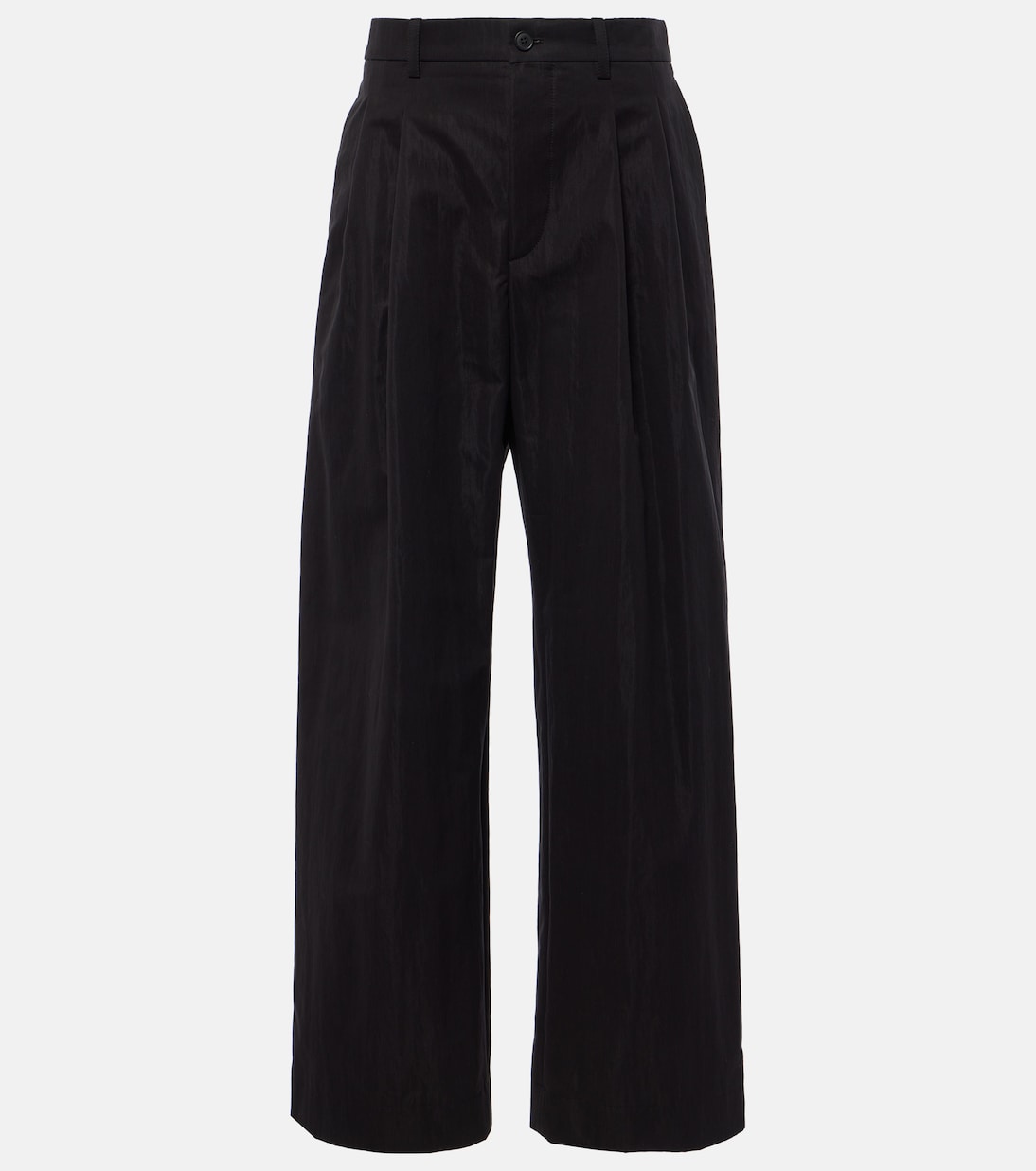 Pantaloni a gamba larga in drill di misto cotone | Wardrobe.NYC