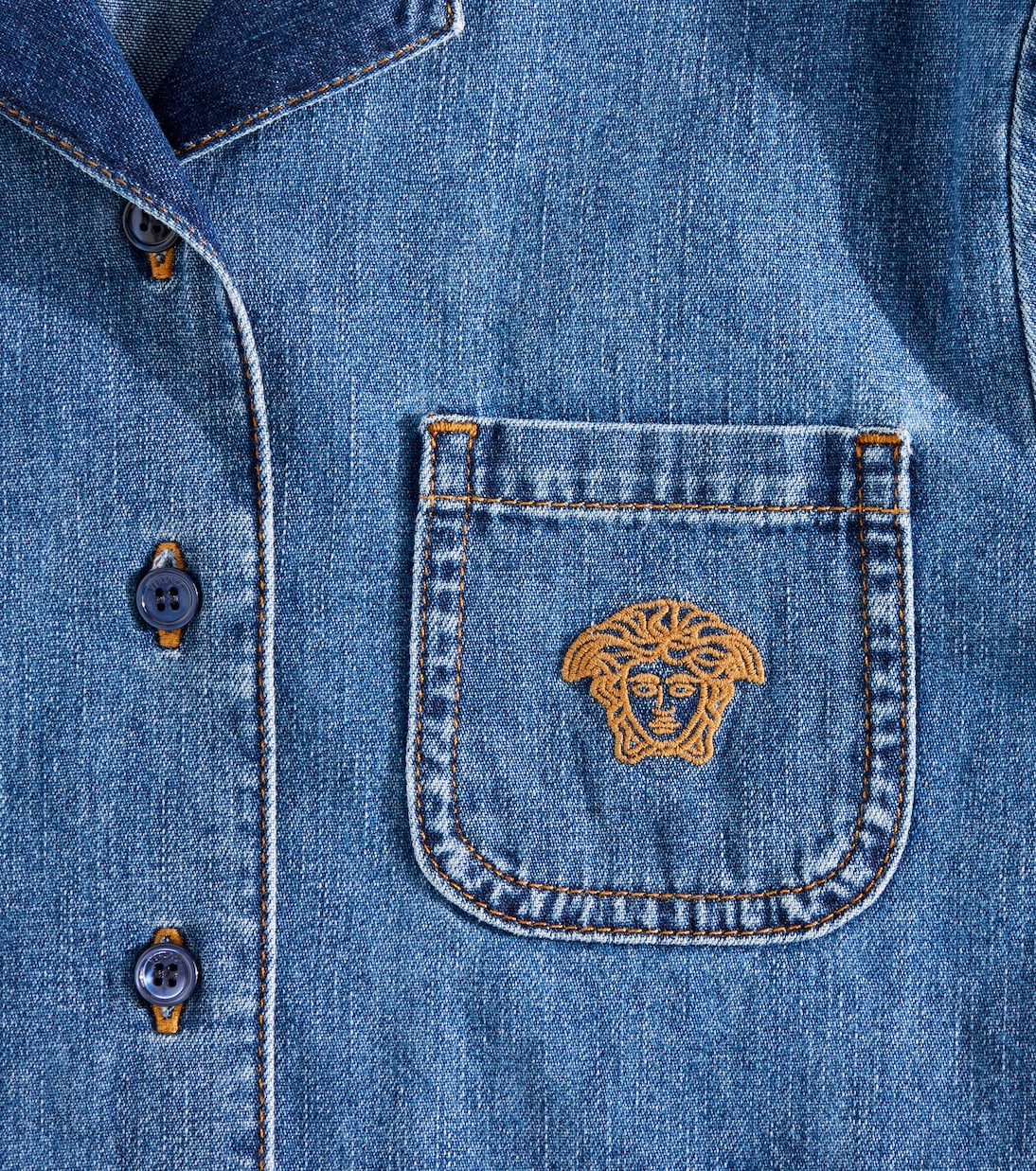Camicia di jeans La Medusa | Versace Kids