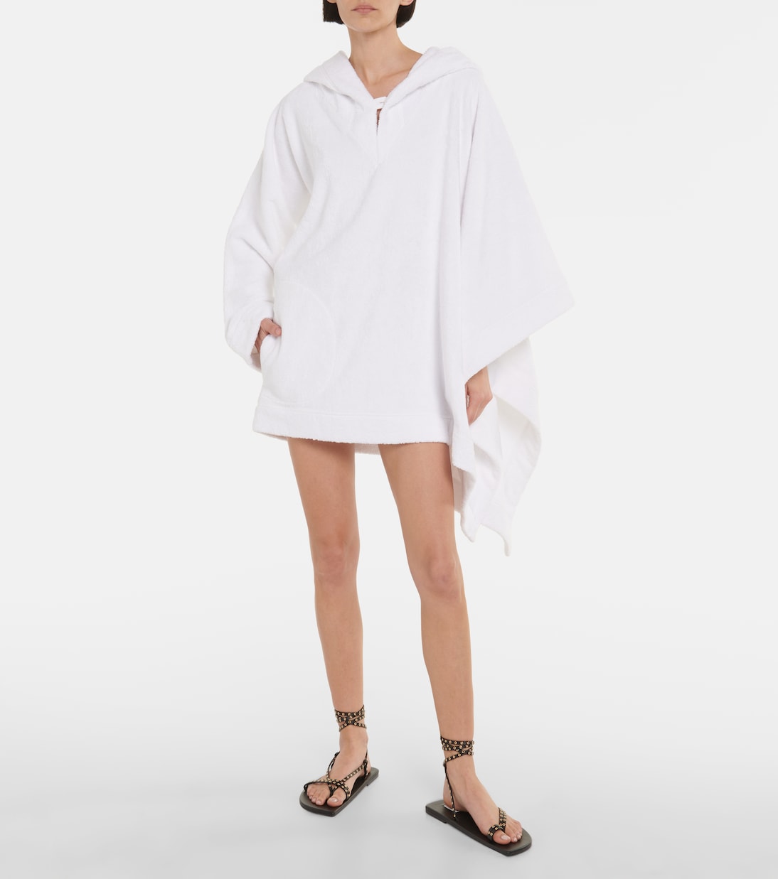 Felpa cropped in cotone | Alaïa