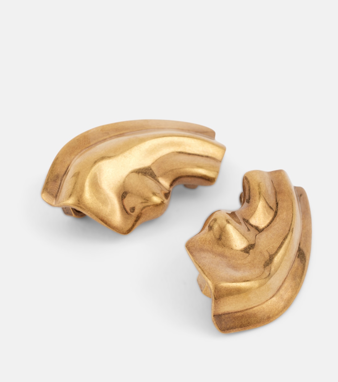 Boucles d’oreilles Amato en plaqué or | Khaite