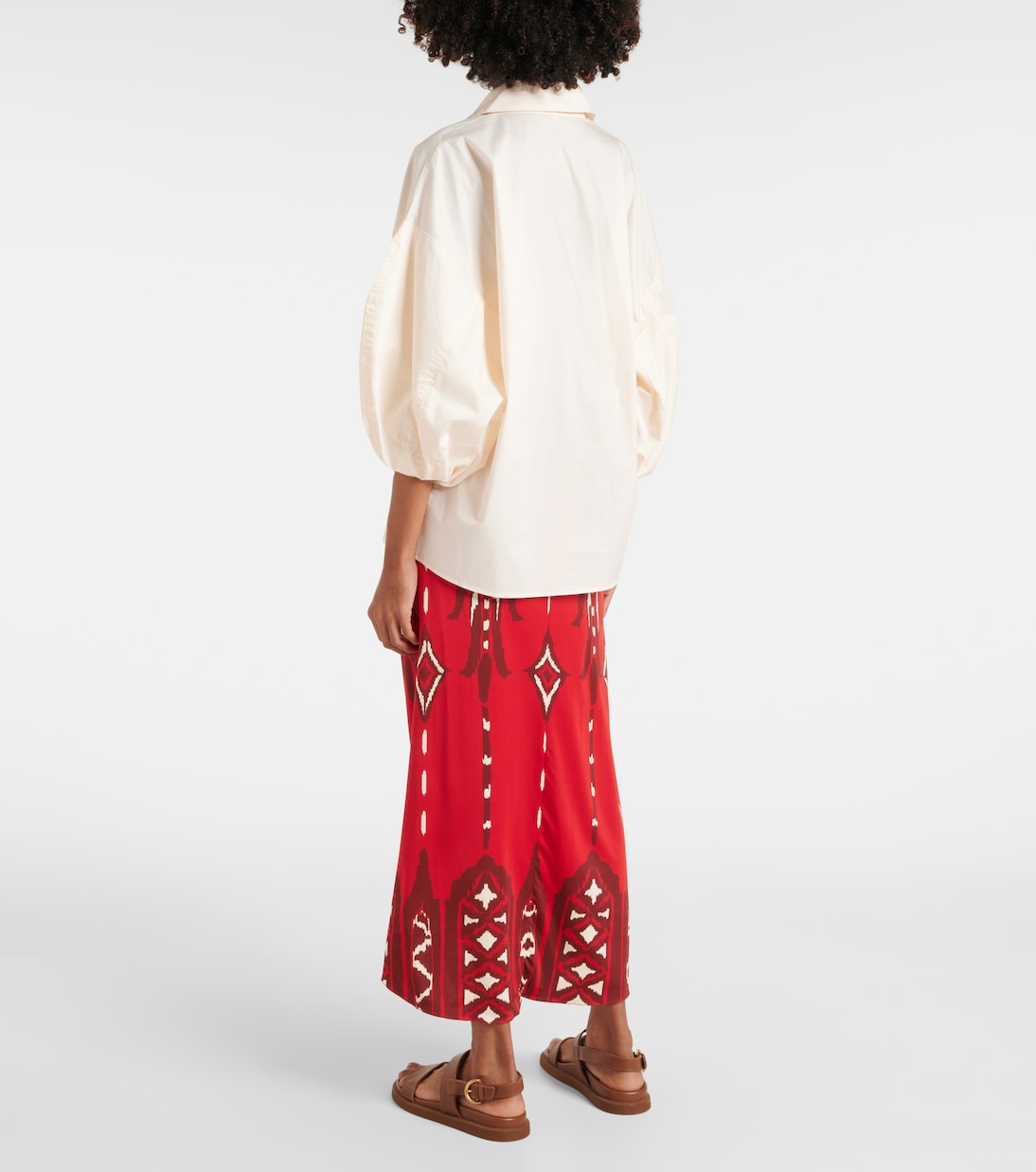 Blusa in popeline di misto cotone | Johanna Ortiz