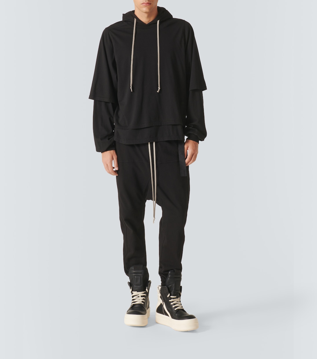 Felpa Hustler in jersey di cotone | DRKSHDW by Rick Owens
