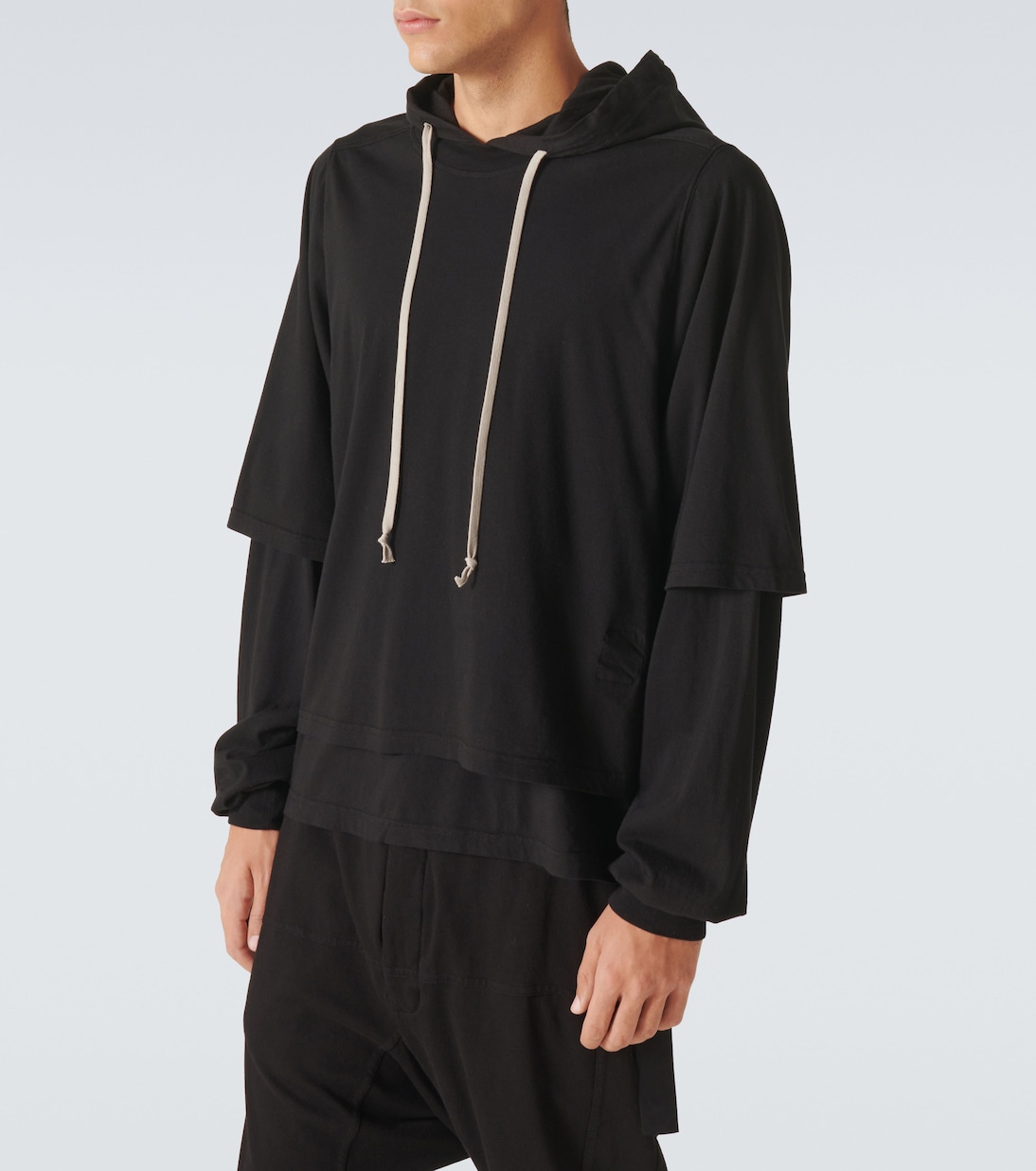Felpa Hustler in jersey di cotone | DRKSHDW by Rick Owens