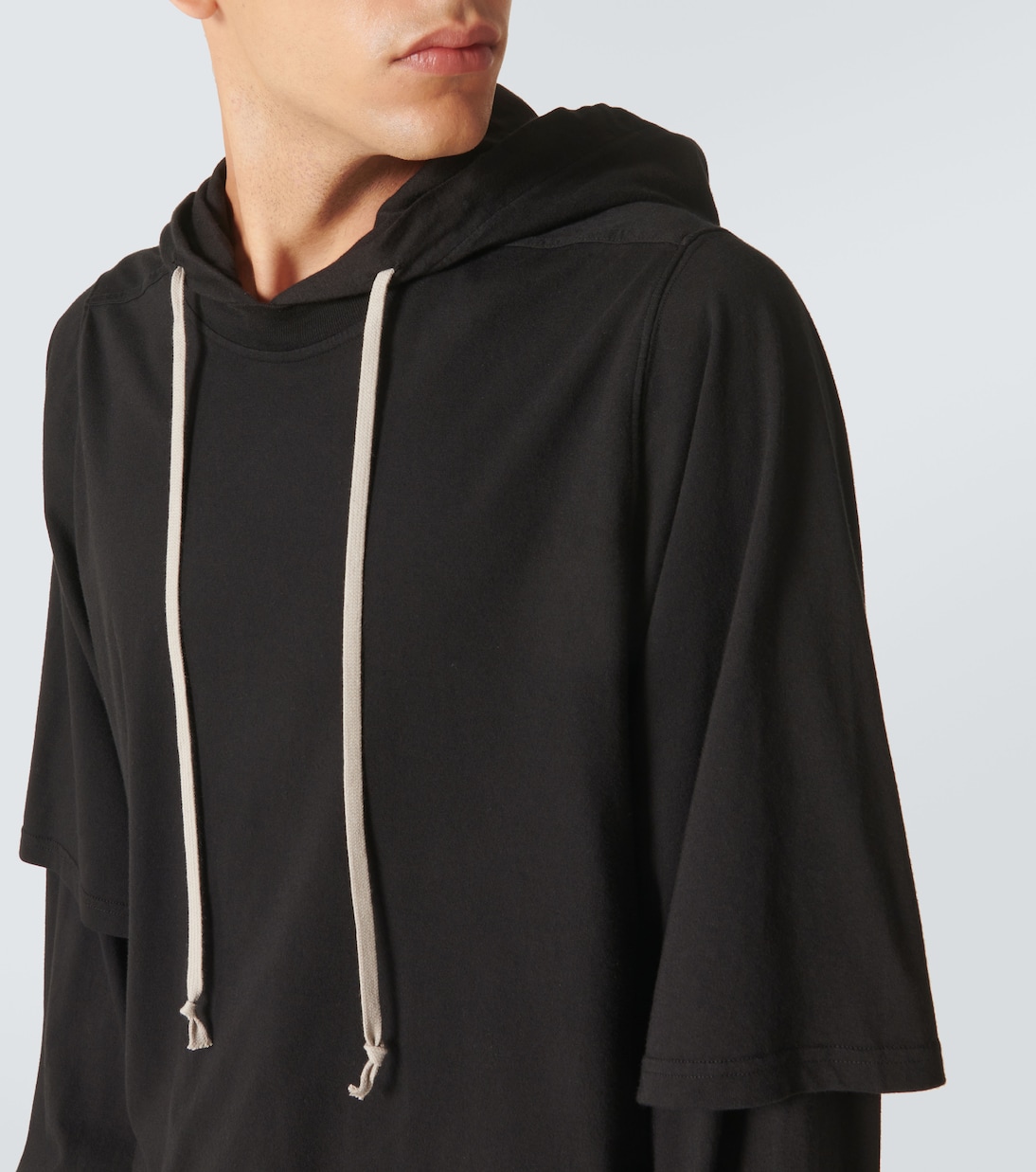 Felpa Hustler in jersey di cotone | DRKSHDW by Rick Owens