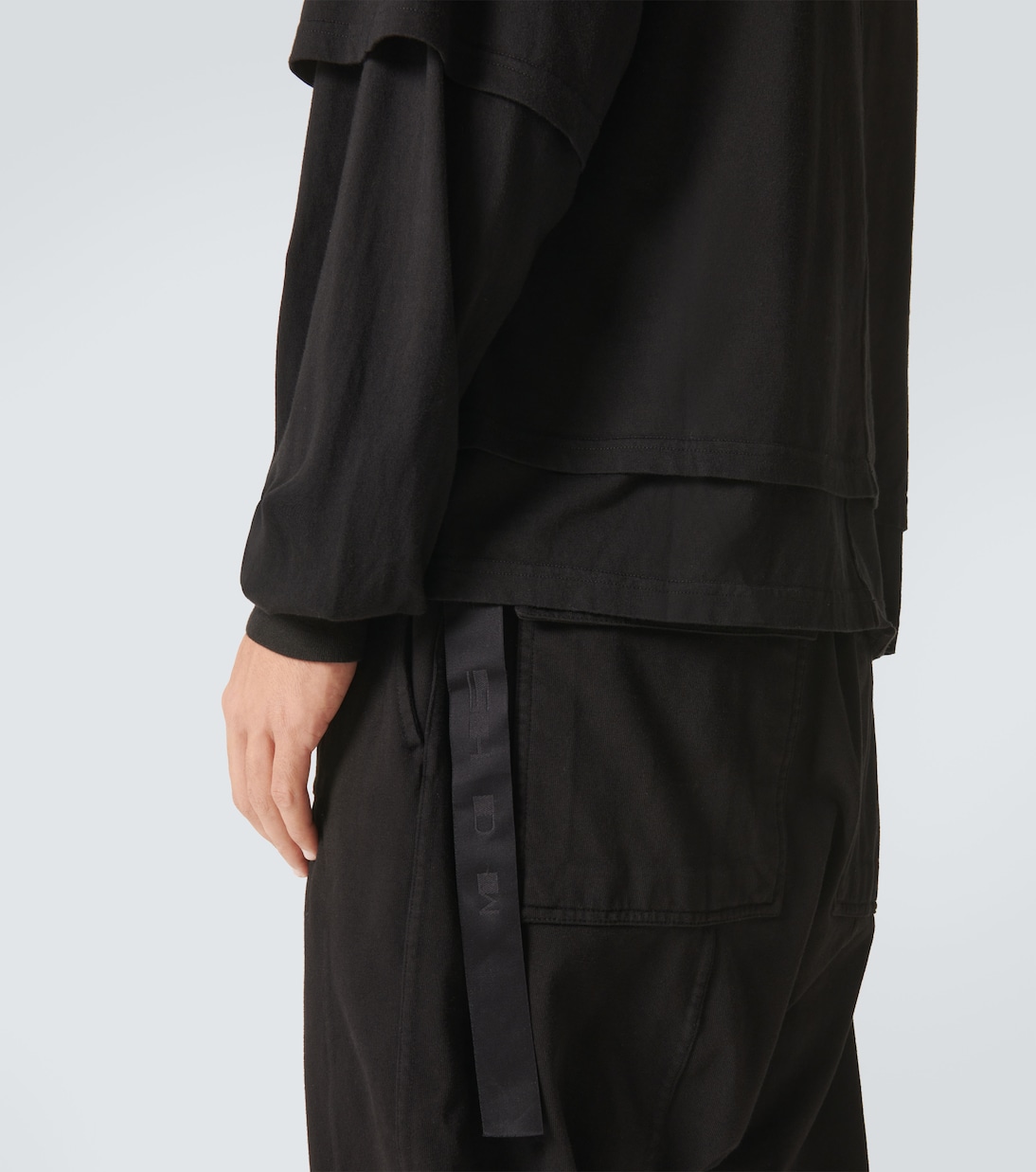 Felpa Hustler in jersey di cotone | DRKSHDW by Rick Owens